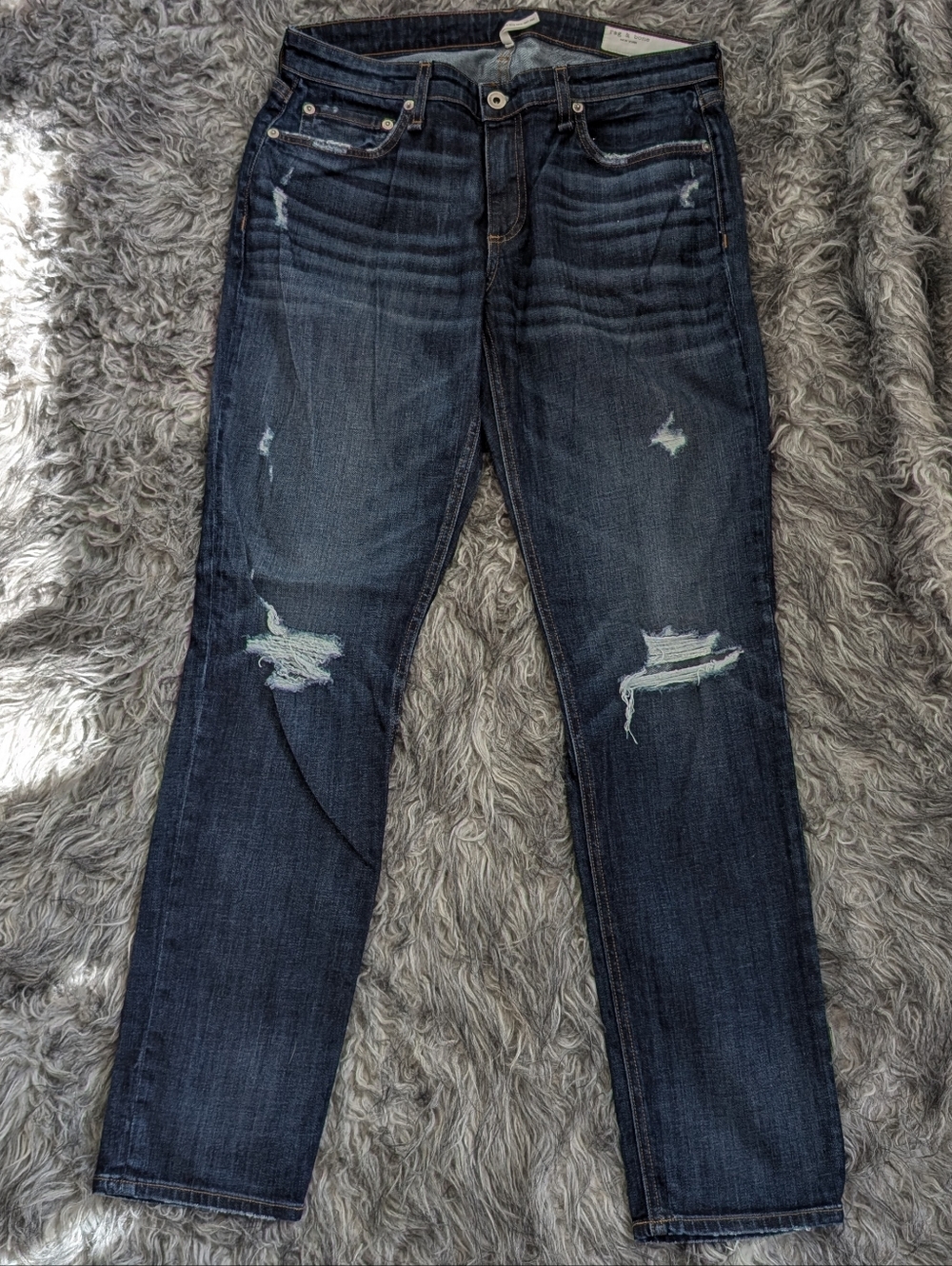 rag & bone Dre Low-rise Slim Boyfriend Jeans